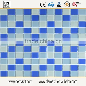 Lower Price Glass Mosaic Patterns for Swimming Pool Tile Made in China thumbnail-1