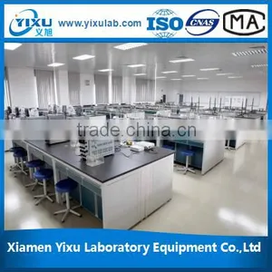 Laboratory Wooden Bench With Metal Legs thumbnail-4
