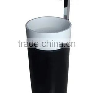 Solid Surface Table Top Man-made Stone Pedestal Basin, Artificial Stone Freestanding Wash Basin thumbnail-4