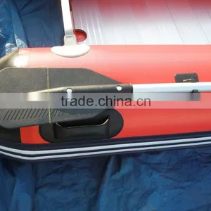 Red And Black Inflatable Motor Boat For Fishing thumbnail-6