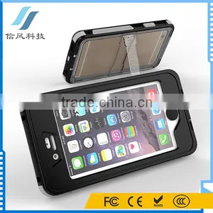 Shockproof Waterproof Case Cover for IPhone 6 6S Diving With Button And Holder Stand thumbnail-1