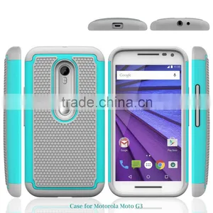 PC TPU 2 in 1 Slim Armor Cell Phone Case for Moto g3 thumbnail-3