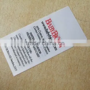 Printed Clothes Care Label for Garment Fashion thumbnail-1