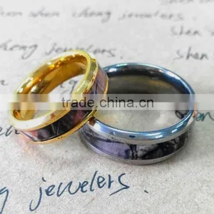 Made In China Camo Titanium Rings Wedding Rings thumbnail-3
