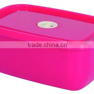 4Pcs High Quality Family Used Squareness Microwave Plastic Food Storage Container thumbnail-3