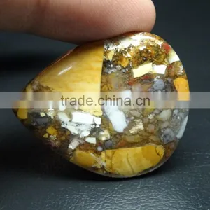 Exclusive Brasitait Mokite Pear Cut Cabochon Gemstone thumbnail-2