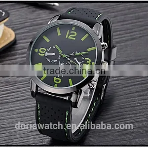 Fashion Silicone Slap Bracelet Watch Silicon Watches Men thumbnail-1