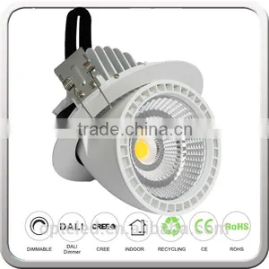8 Inch 9inch 40W 50W 60W Gimble Down Light 230mm Dimension LED Gimbal Downlight With CREE Meanwell Driver thumbnail-1