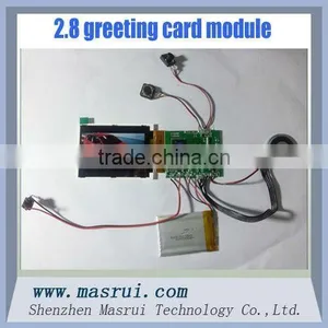 2.8 Inch Video Brochure/greeting Card PCBA Tft Lcd Module thumbnail-1