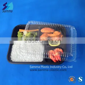 Plastic 4 Compartment Food Container thumbnail-1
