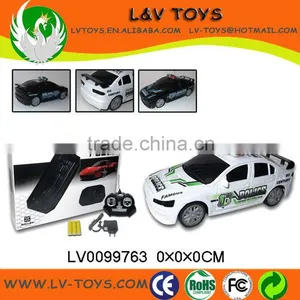 Plastic 1:24 Scale 4 Channel rc Police Car Toys thumbnail-1