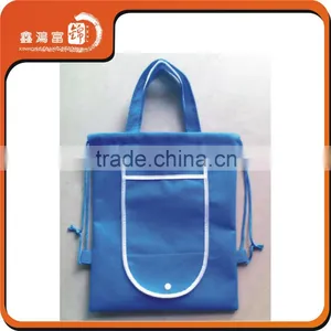 Environment Shopping Colorful Non Woven Drawstring Bag thumbnail-5