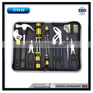 19pcs China Hand Tool Bag, Frequently Use Home Tool Kit Set thumbnail-1