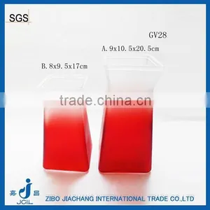 Square Decorative Home Decor Glass Vases thumbnail-1