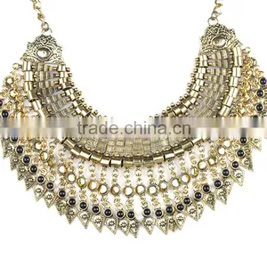 Anti Gold Silver Plated Vintage Necklace Boho Jewellery thumbnail-4