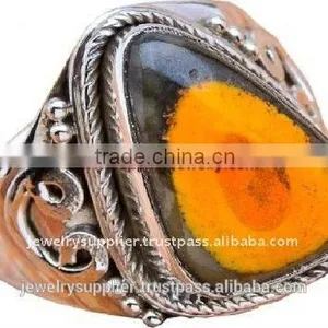 Created Citrine 925 Gemstone Ring Wholesaler 925 Sterling Jewellery Jaipur 925 Rings thumbnail-1