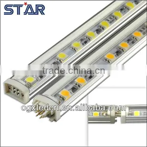 TIRAS LED -Aluminum LED Bar 100cm 12V/24V 14.4W/Meter SMD 5050 LED Rigid Bar (60leds/m) thumbnail-1