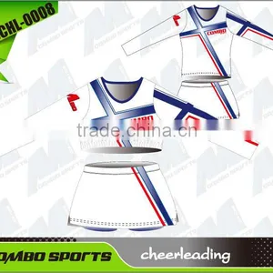 Personalized Ladies Sexy Design High School Cheerleading Uniforms thumbnail-1