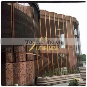 Anping Lutong Mesh Decorative Metal Wire Mesh Wall Panel for Architectural Facade Cladding thumbnail-5