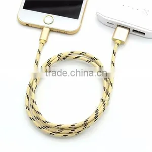 Nylon Woven USB Cable for I6 I7 Micro Usb Cable Bulk Sufficient Capacity Cable thumbnail-5
