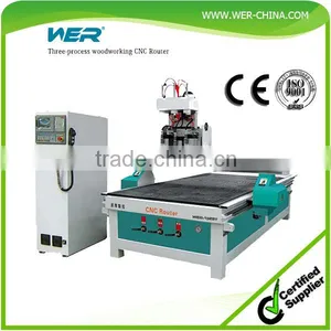 WER Three-process Woodworking CNC Router thumbnail-1