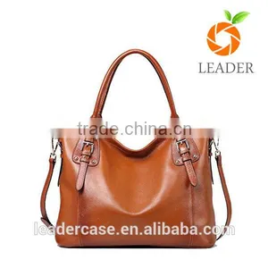Hottest Promotion Support OEM Genuine Leather Handbag thumbnail-1