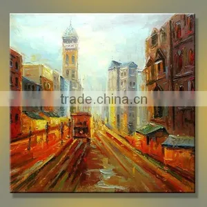 Pictures Art Famous Handpainted Buildings Painting Home Decor thumbnail-3