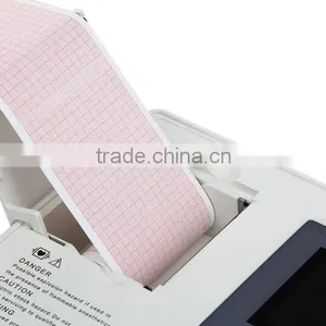 CE Approved Three Channel Color LCD Display 12-lead Built ECG Machine in USB/RS232 Interface thumbnail-5