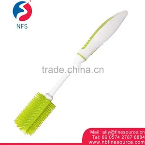 Nano Deep Handheld Kitchen Plastic Long Handle Wash Cup Silicone Cleaning Bottle Brush thumbnail-1
