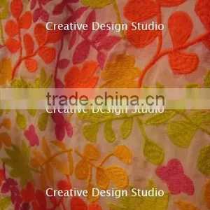 Embroidery Fabric Dyeable Georgette Fabric thumbnail-1