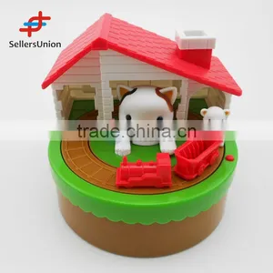 2016 No.1 Yiwu Agent Hot Sale Commission Sourcing Agent Cat and Mouse Moving Money Box Piggy Bank/Coin Bank thumbnail-1