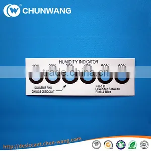RoHS OEM Free Sample 6 Dots Humidity Indicator Sheet thumbnail-1