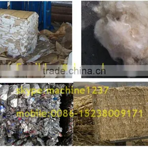 Automatic Hydraulic Baler Machine for Used Clothes, Waste Paper Baler, Waste Plastic Baler Machine thumbnail-4