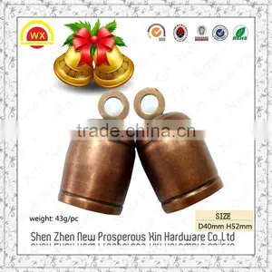 New Design Cheaper Hand Metal Christmas Jingle Brass Bell In Stock thumbnail-1