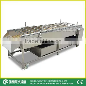 New Condition Commercial Washing Machine Fruit Washing Machine / Vegetable Washing Machine Apple Washer With Brush Rollers thumbnail-5