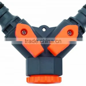 New- Style Garden Hose 2 Way Connector thumbnail-1