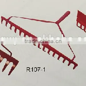 Metal Steel Leaf Garden Rake R107 thumbnail-2