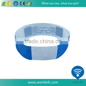 Disposable S50 RFID Tags,Paper Event S50 Wristbands thumbnail-3
