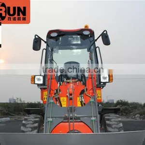 Everun ER08 CE Hydraulic Small Radlader for Sale With Snow Blade and Overseas Service thumbnail-5