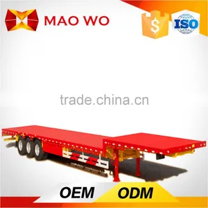 China Manufacturer Axles Trailer and Goose Neck Horse Low Loader Trailer For Sale thumbnail-1