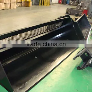 Skid Steer Loader Snow Bucket (skid Loader Attachment,bobcat Attachment thumbnail-1