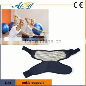 Self-heating Tourmaline Cloth Magnetic Stones Prevent Sprain Ankle Support Brace thumbnail-1