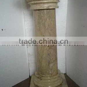 EXPORT QUALITY SAHARA BEIGE MARBLE PEDESTALS thumbnail-1