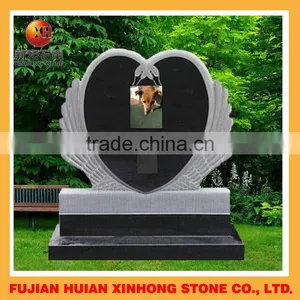 Granite Animal Heart Tombstone With New Design thumbnail-2