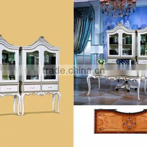 Whole House Furniture Luxury Style Solid Wood White Office Furniture Executive Desk thumbnail-2
