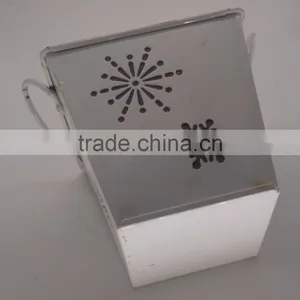 Cheap Wholesale Cylinder White Mini 5cm Cactus Metal Plant Pots for Succulents Plants thumbnail-6