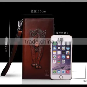 Genuine Leather Wallet, Smart Bluetooth Mobile Control Anti-theft, Anti-lost,Alarm,Multi-functional Business Gift Purse thumbnail-2