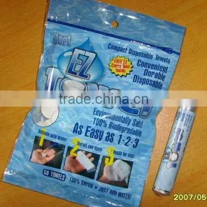 Zip Bag Packing Magic Coin Facial Tissue Compressed Tablet thumbnail-4