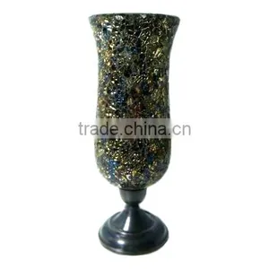 Hurricane Candle Holder With Metal Stand thumbnail-1
