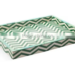 High Quality Best Selling Zig Zag Designed Serving Rectangle Tray thumbnail-1